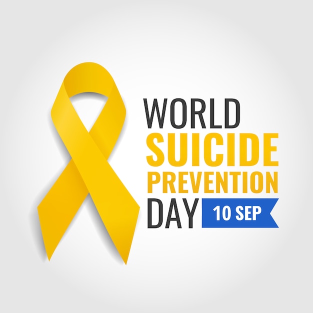 Vector Illustration of world suicide prevention day