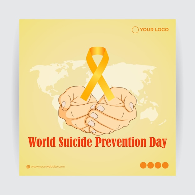 Vector illustration for World Suicide Prevention Day