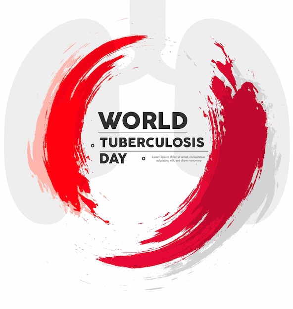 Vector illustration of World Tuberculosis Day Poster and Banner Background