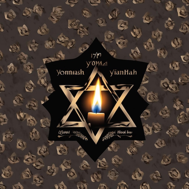 Vector Illustration of Yom HaShoah