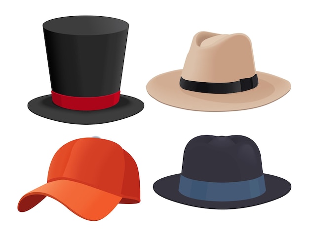 Vector vector illustrational of national hat day flat design concept graphic design for banner