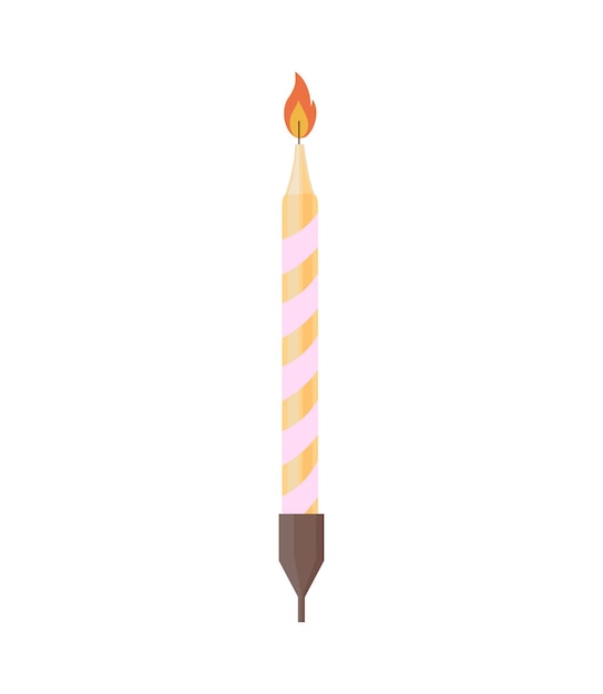 Vector illustrator of Candle