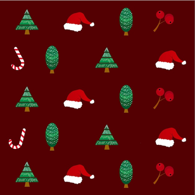 Vector illutration pattern Christmas day