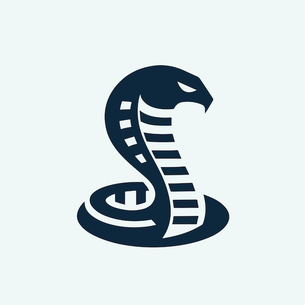 Vector vector image of a cobra snake logo