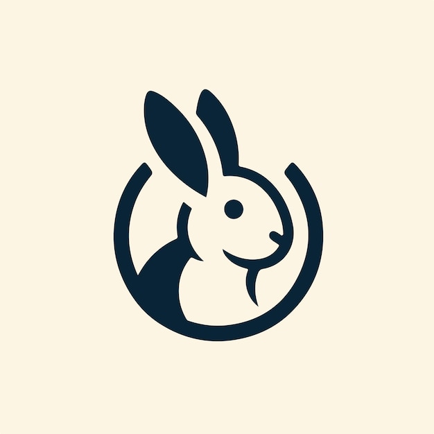 vector image of rabbit logo