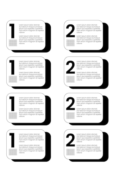 Vector vector infographic design template with process steps or options