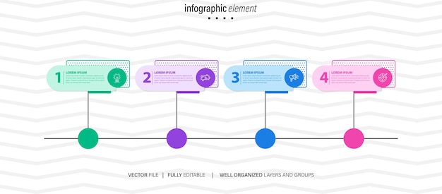 Vector infographic elements design