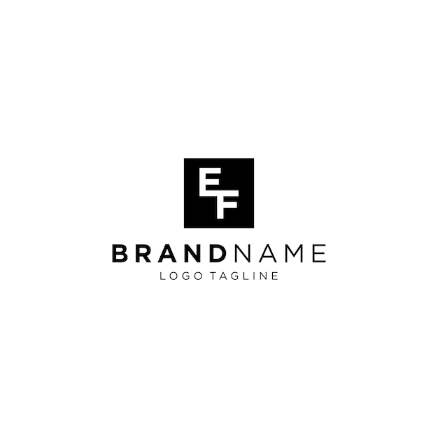 Vector vector initial letter ef luxury logo design vector