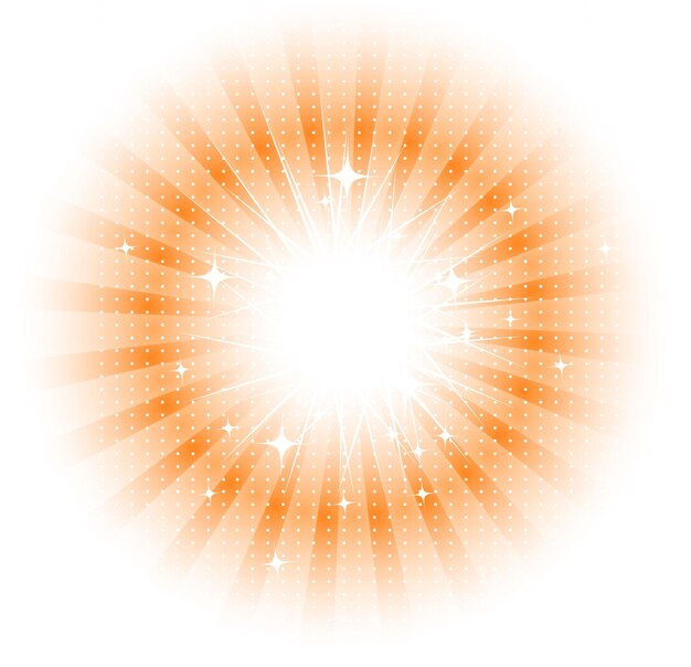 Vector vector isolated sun rays