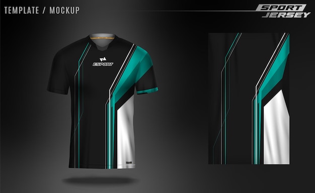 Vector jersey sport , esport gaming, t shirt template.