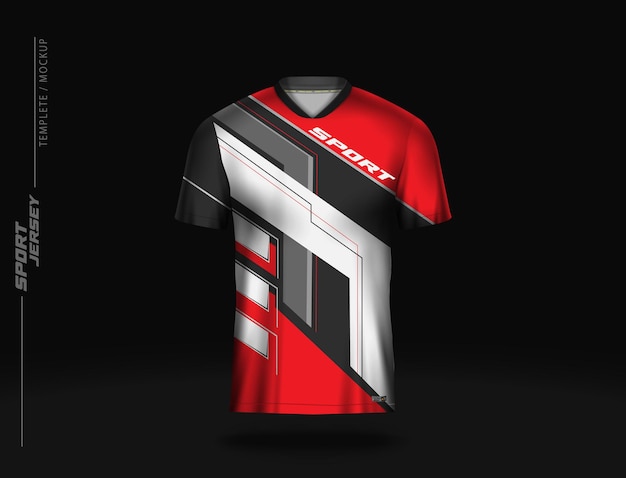 Vector jersey sport, esport gaming, t shirt template.