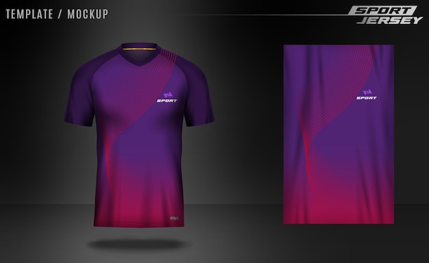 Vector jersey sport purple white