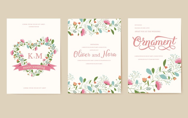 Vector layout decorative ethnic greeting card or invitation design background