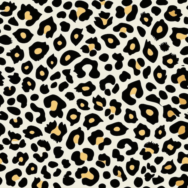 Vector vector leopard animal skin pattern