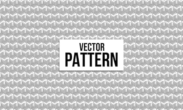 Vector linear pattern with hexagons