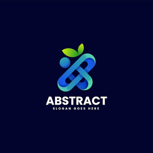 Vector Logo Illustration Abstract Gradient Colorful Style