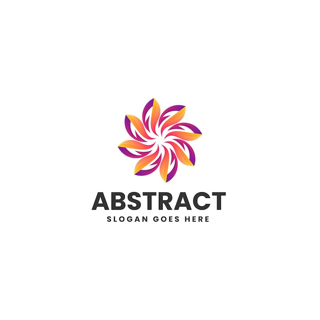 Vector Logo Illustration Abstract Gradient Colorful Style