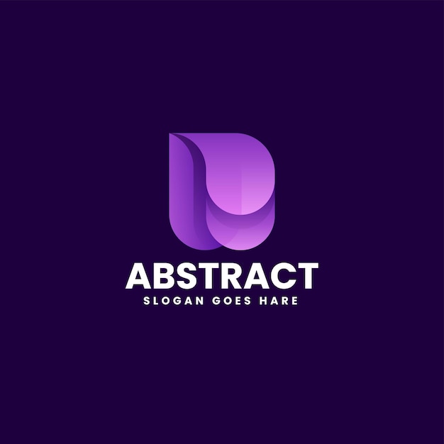 Vector Logo Illustration Abstract Gradient Colorful Style