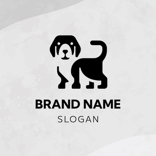 Vector Logo Illustration Dog