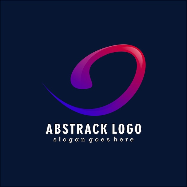 Vector Logo Illustration latter J Gradient Colorful