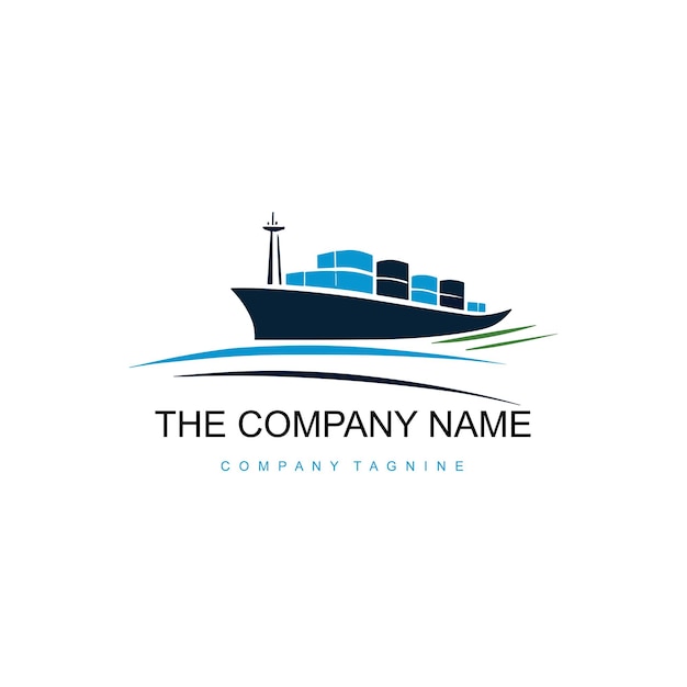 Vector a logo for a shipping company