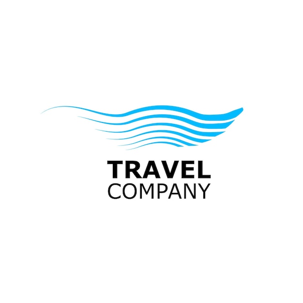 Vector Logo travel agency symbol