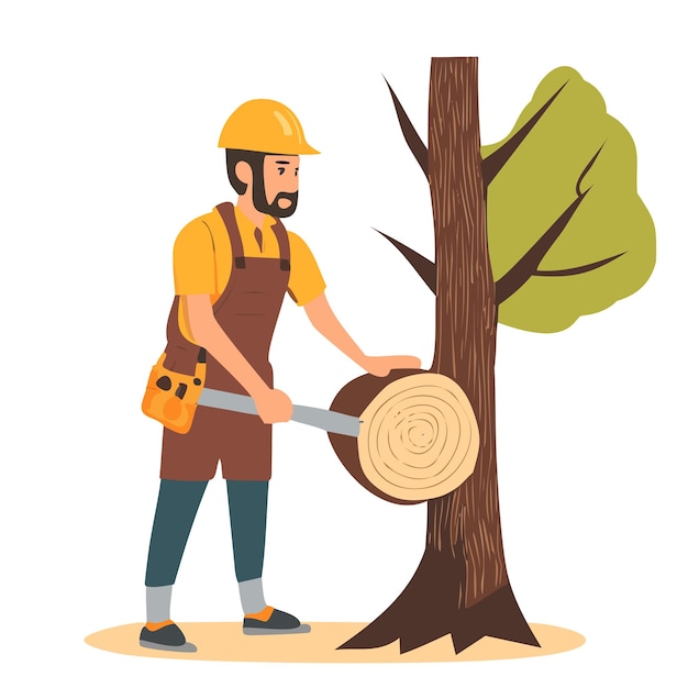 Vector Lumberjack