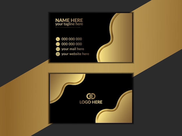 Vector vector luxury business card design template