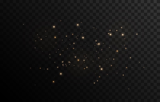 Vector magic glow. Sparkling light, sparkle dust png. Sparkling magical dust. Christmas light.