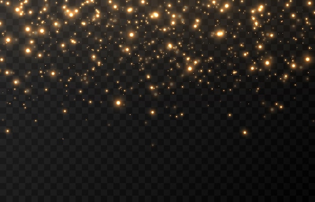 Vector magic glow. Sparkling light, sparkle dust png. Sparkling magical dust. Christmas light.