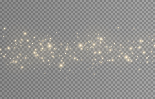 Vector magic glow. Sparkling light, sparkle dust png. Sparkling magical dust. Christmas light.