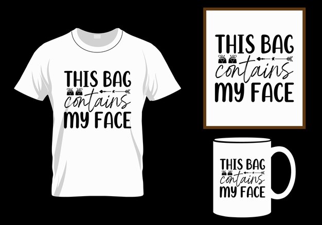 Vector vector makeup t-shirt design and typography premium vector design quote template