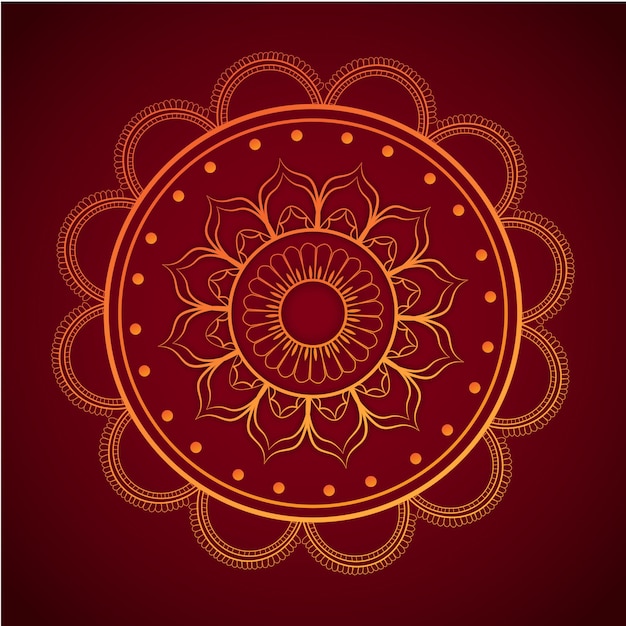 vector mandala background design