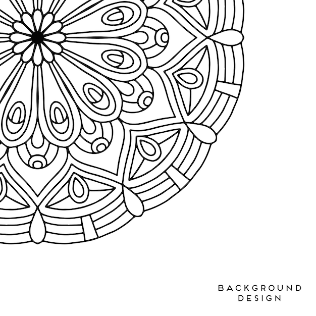 Vector mandala background