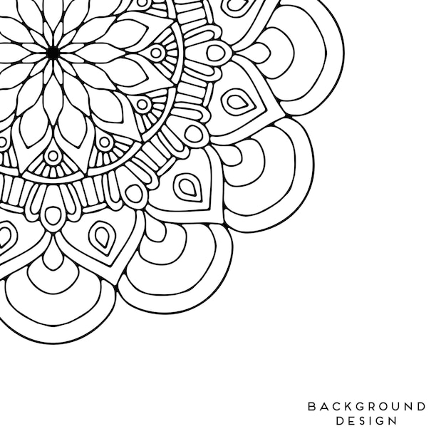 Vector mandala background