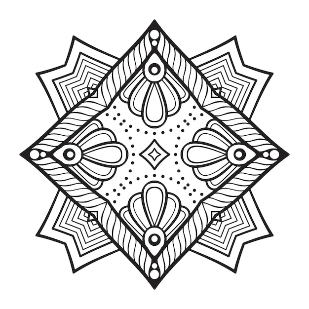 Vector vector mandala background