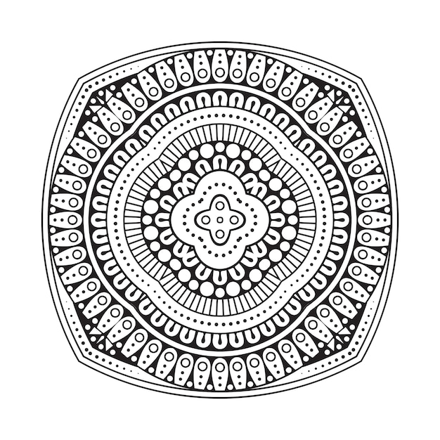 Vector mandala background