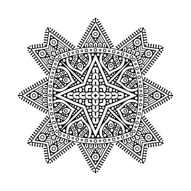 Vector vector mandala background