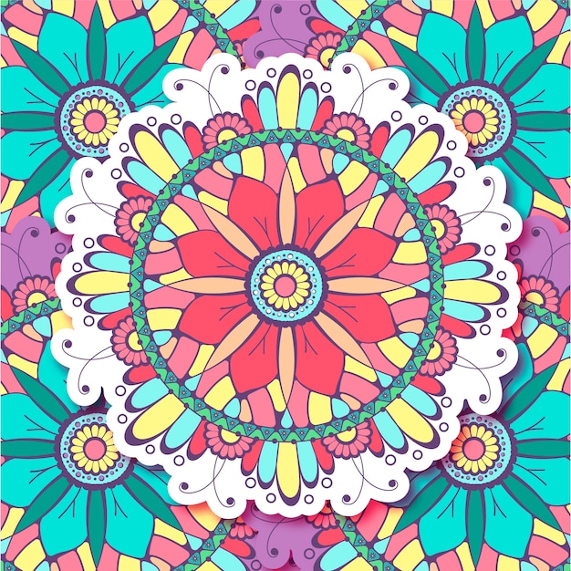 Vector Mandala background