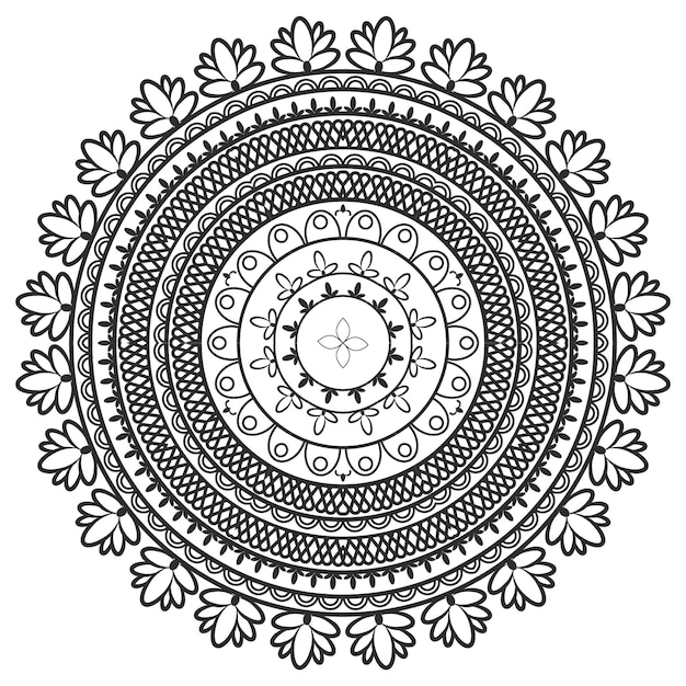 vector mandala design