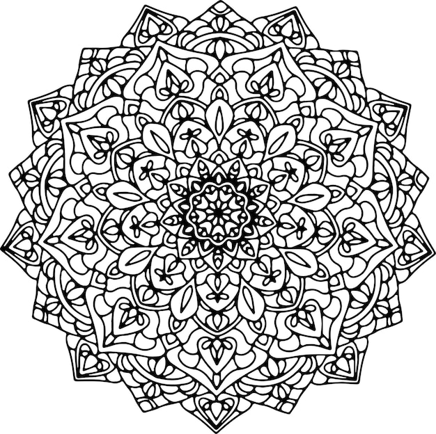 Vector Mandala Mandala flower