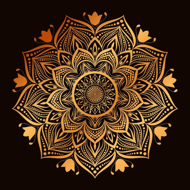 Vector mandala ornament design