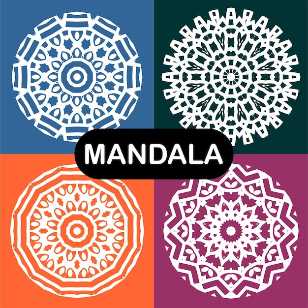 vector mandala set