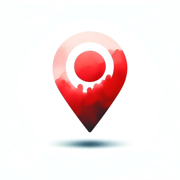 Vector Map Pin Location Icon Design