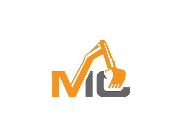 vector MC with excavator logo