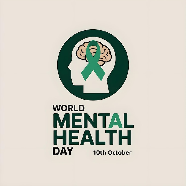 Vector mental health awareness month concept design