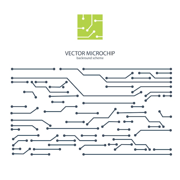 Vector Microchip background