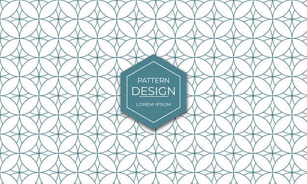 Vector minimal and modern geometric pattern background design