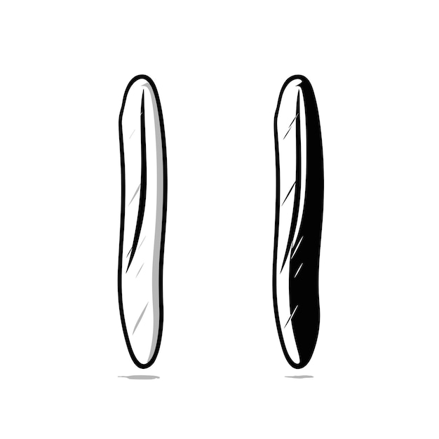 Vector of a minimalistic black and white vector illustration of a pair of scissors