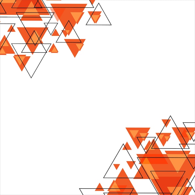 Vector of modern abstract triangles geometric shapes background